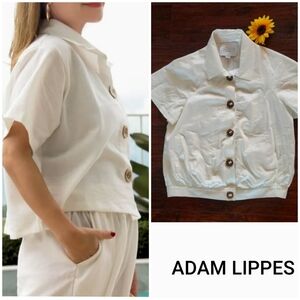ADAM LIPPES BUTTONS TOP 🖤